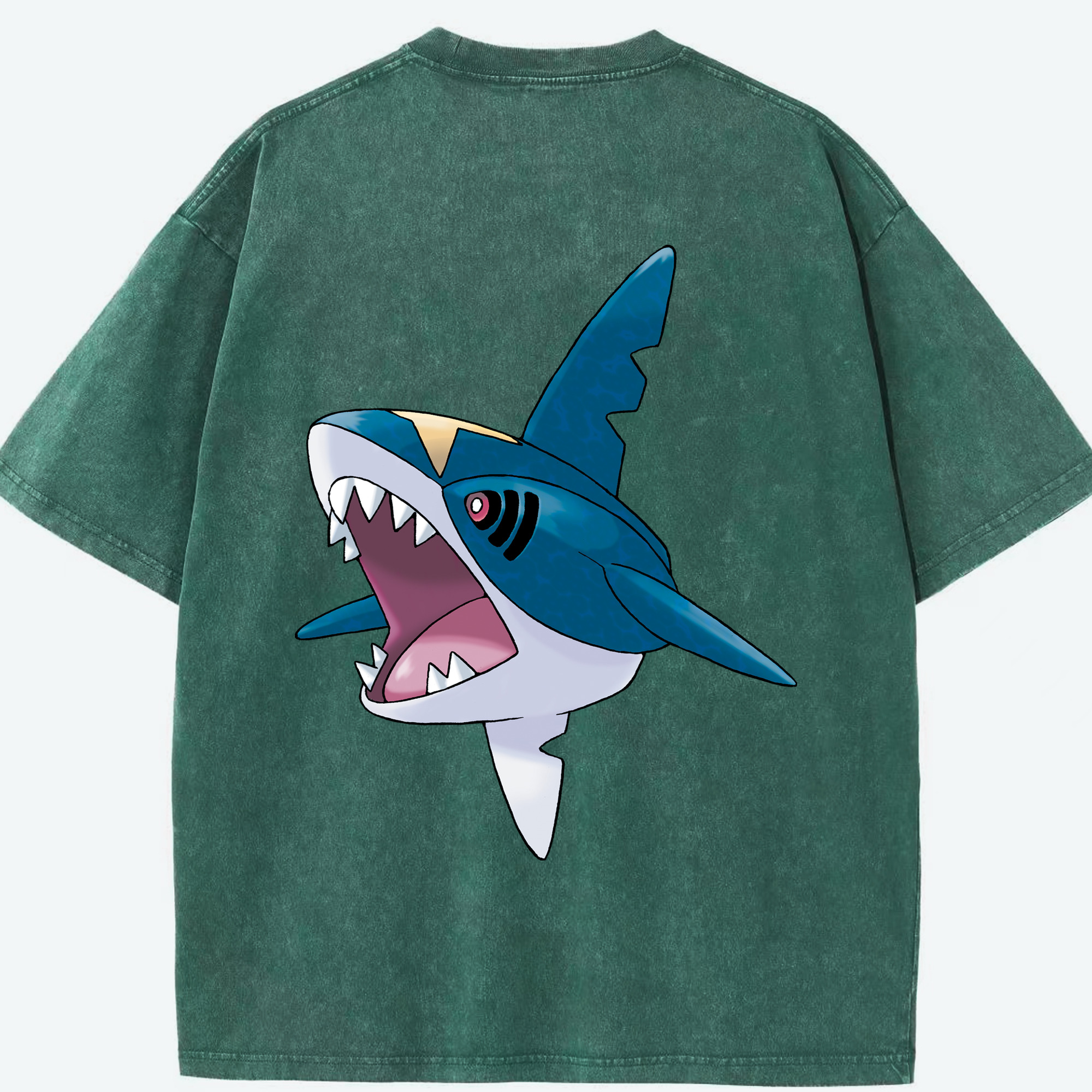 （画像用） ポケットモンスター Pokémon 綿100% ヴィンテージ風 半袖Tシャツ（背面プリント）